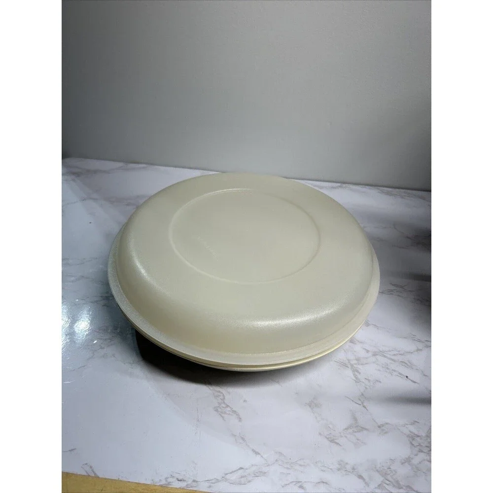 Vintage Tupperware 1708-5 Divided Veggie Relish & Dip Serving Tray w/ Lid